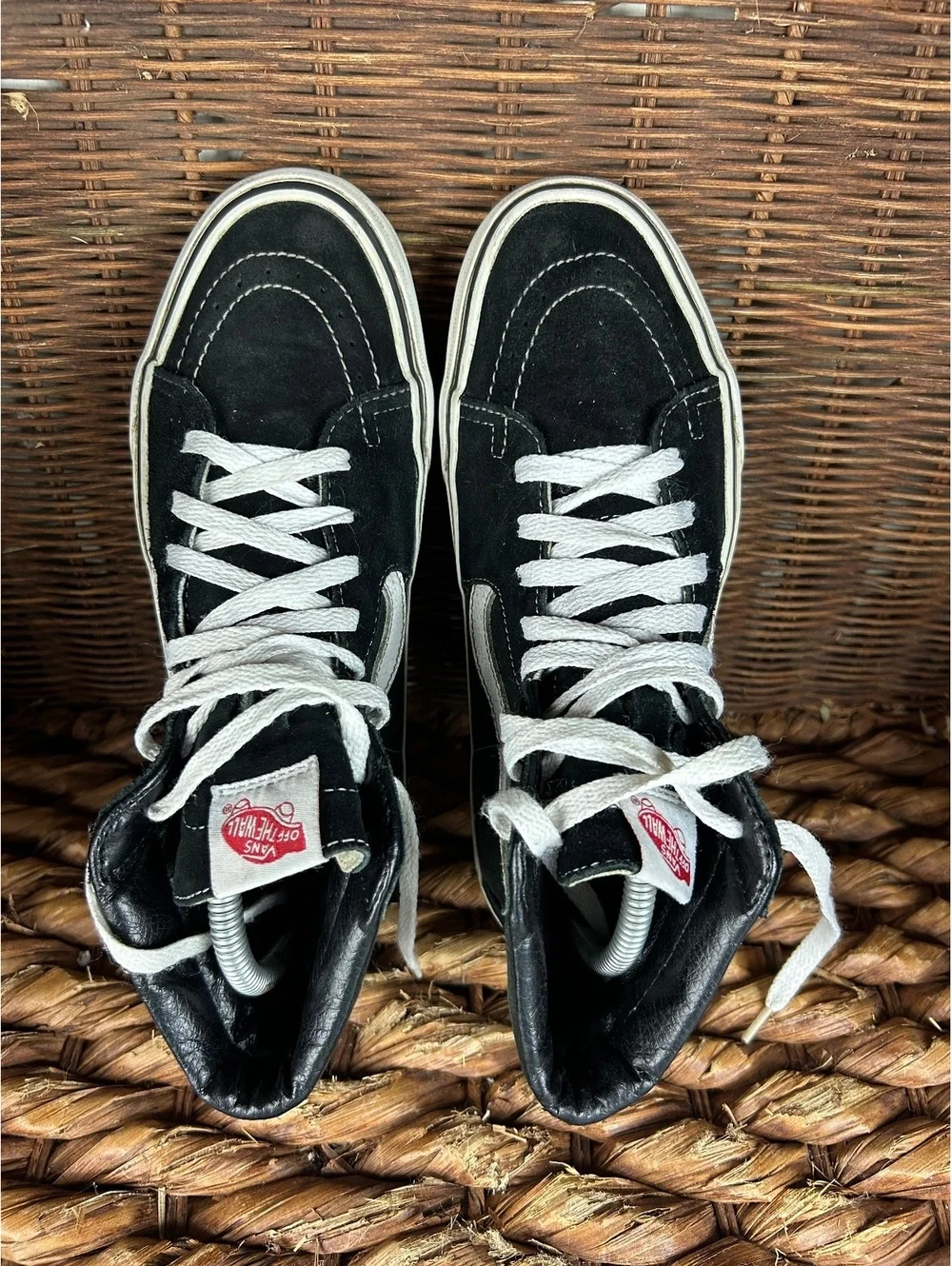 Vans Sk8-Hi black high top sneakers